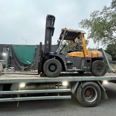 Hướng dẫn xử lý xe nâng Nhật Bãi bị trôi dốc – An toàn vận hành | Xe Nâng Minh Khôi
