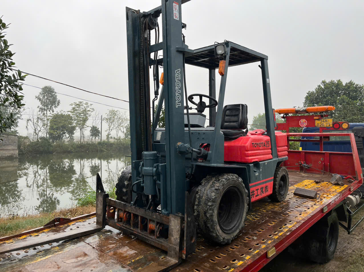 Chi phí đại tu xe nâng Nhật Bãi