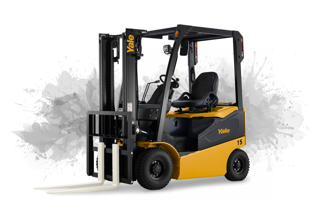 Xe nâng điện bị giật khi chạy
