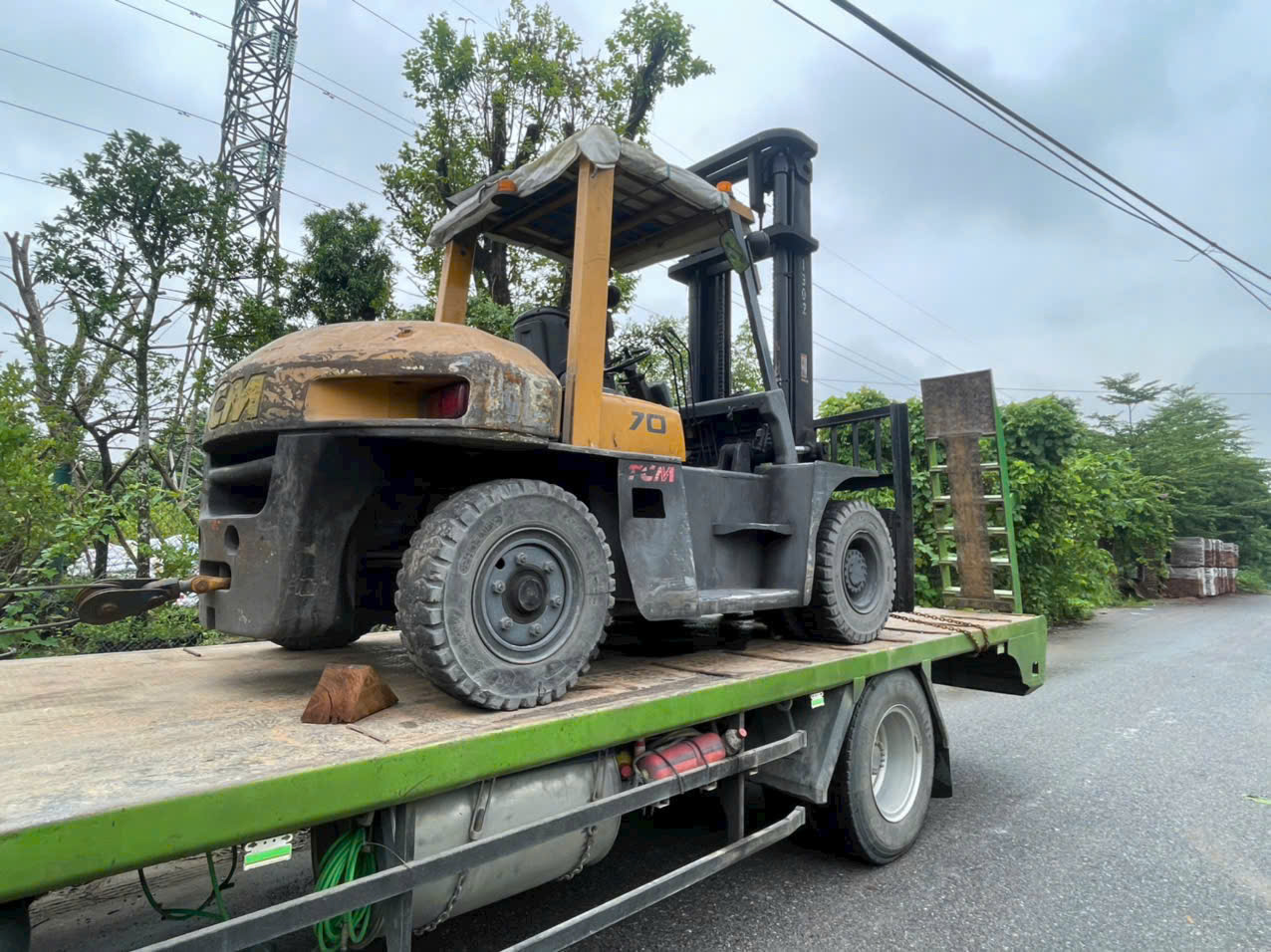 Sửa xe nâng tại khu công nghiệp Bắc Thăng Long