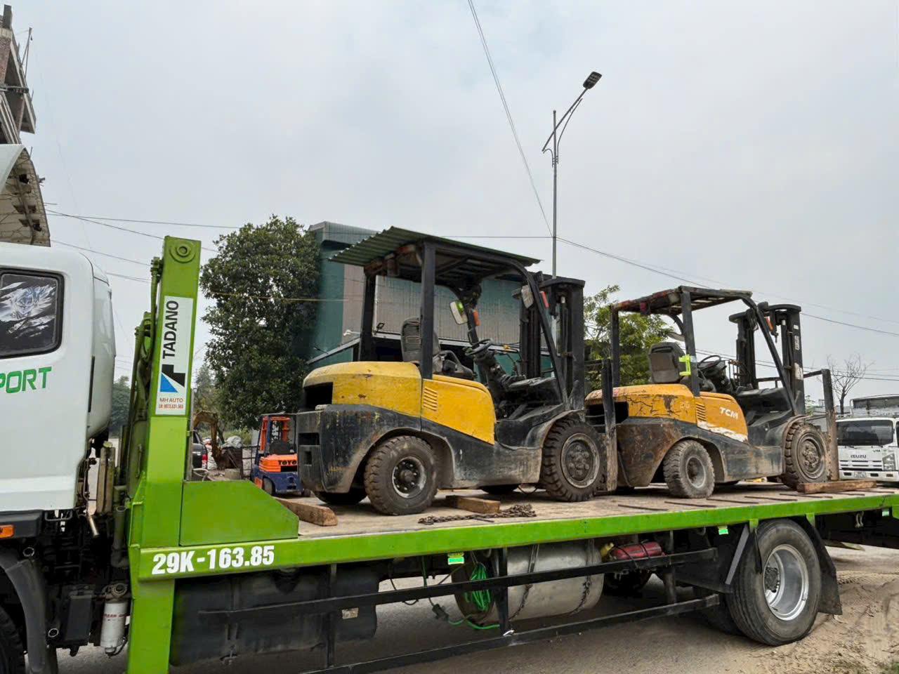 Cho thuê xe nâng điện KCN Nam Sách, Đại An, Hải Dương