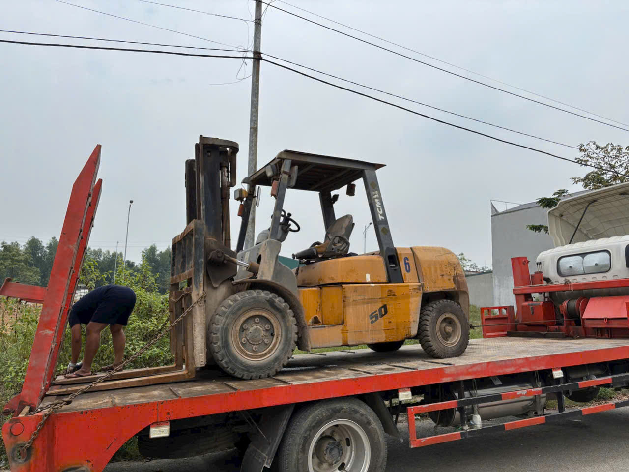 Cho thuê xe nâng điện KCN Nam Sách, Đại An, Hải Dương