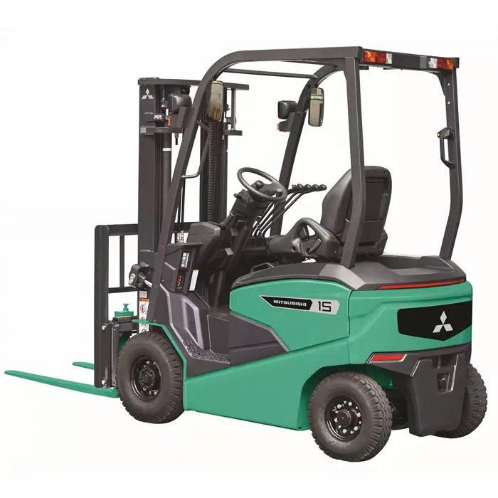 Xe nâng điện ngồi lái 1,5 tấn Mitsubishi