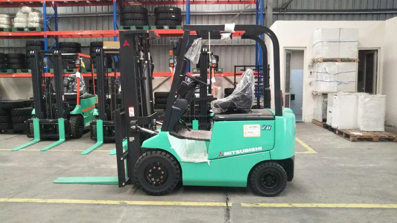 Xe nâng điện ngồi lái 2 tấn Mitsubishi | Xe Nâng Minh Khôi