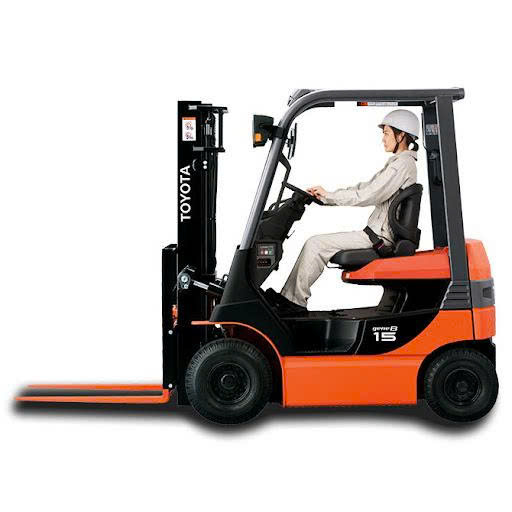 Xe nâng điện ngồi lái 1.5 tấn Toyota