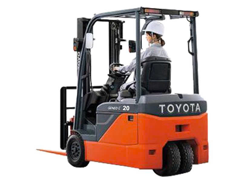 Xe nâng điện ngồi lái 2 tấn Toyota
