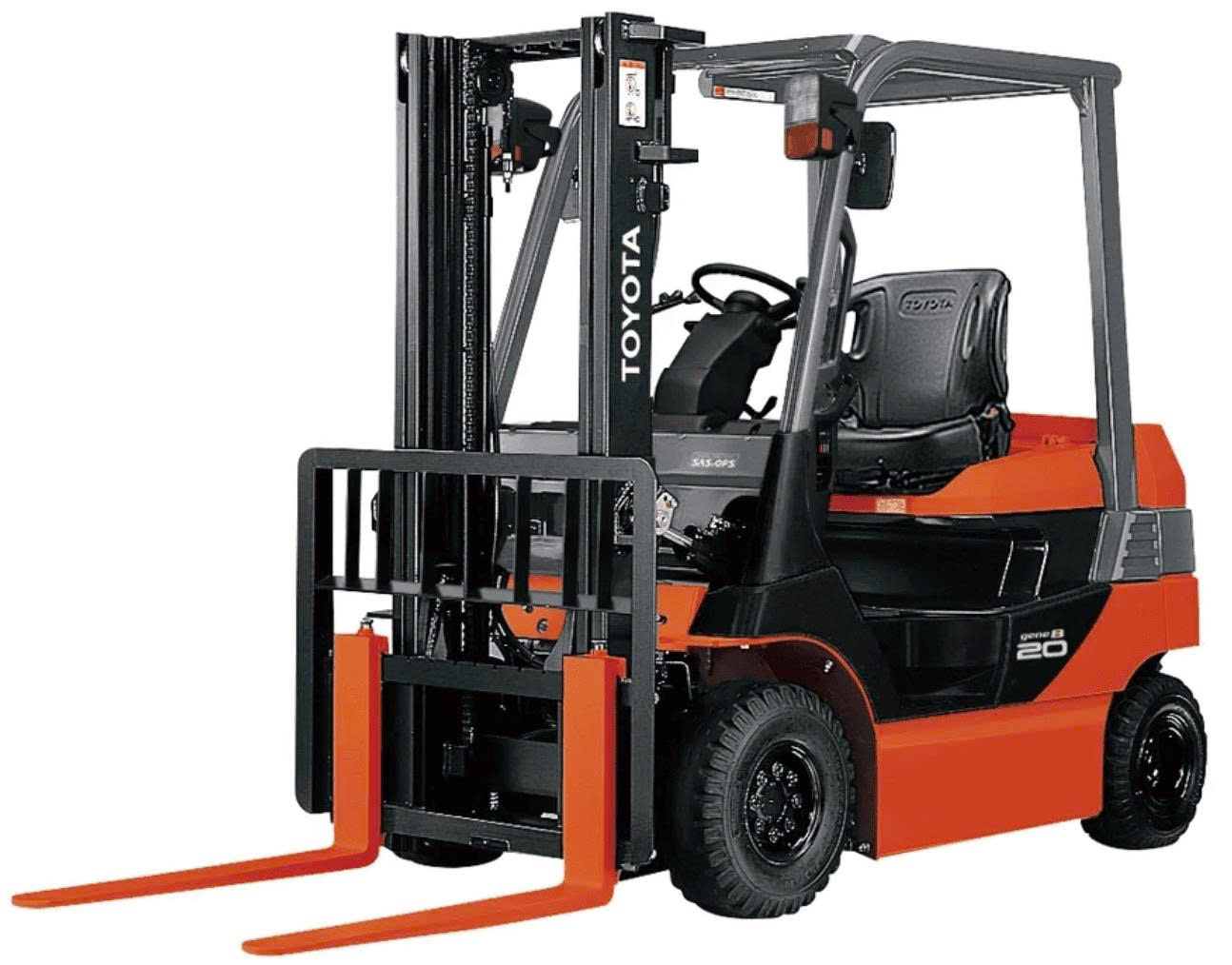Xe nâng điện ngồi lái 2 tấn Toyota