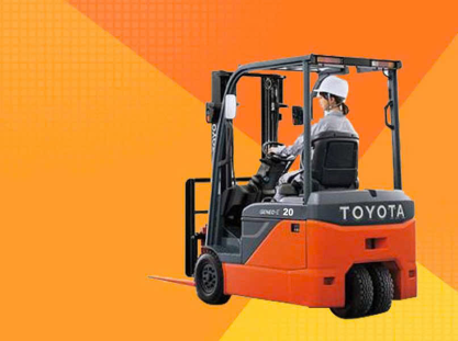 Xe nâng điện ngồi lái 2 tấn Toyota | Xe Nâng Minh Khôi